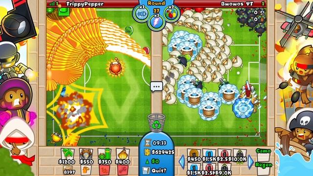 I HACKED Vs THE BEST LATEGAME STRATEGY in Bloons TD Battles... CAN I WIN? смотреть онлайн