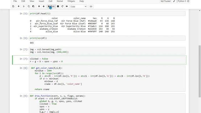 Color Identification in Images using Python | Jupyter Notebook| With Code смотреть онлайн