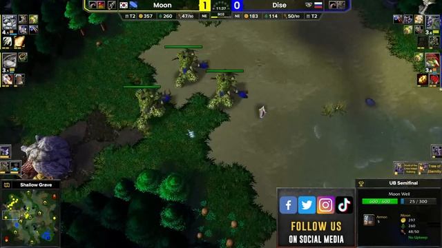 WC3 - [NE] Moon vs Dise [NE] - WB Semifinal - Ted Cup 18 смотреть онлайн