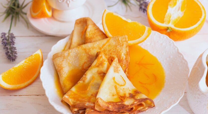 Блины ржаные на молоке с апельсиновым соусом смотреть онлайн