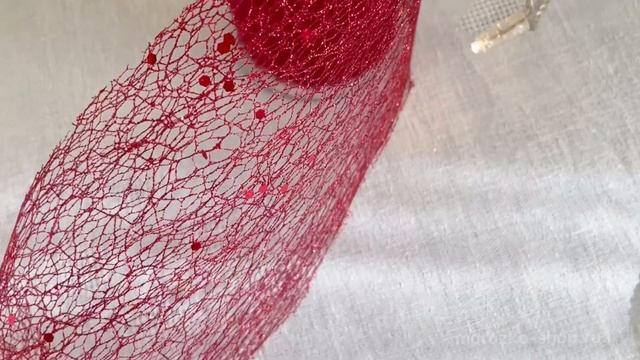 Лента для декорирования МЕРЦАЮЩИЙ СТИЛЬ, бордовая, 13х270 см 612369 смотреть онлайн