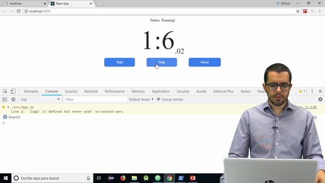 MOOC ReactJS & Angular - Module 7 - 3.4. Developing a Chronometer with React (Part 4) смотреть онлайн