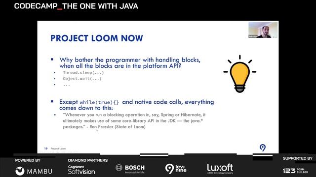 Project Loom - Java's upcoming lightweight threads, with Andrei Micu смотреть онлайн