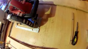 Из паркетки - погружная пила своими руками