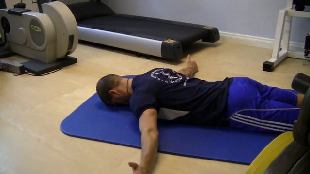 Hållningsövning Magliggande skulderpress смотреть онлайн