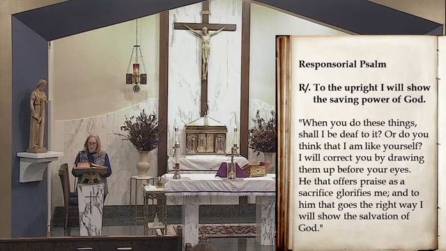 Rosary & Mass, Tuesday February 27, Starts at 2:20 into video смотреть онлайн