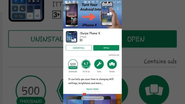 IPhone X Control Center Enable Android Phones | Application|Apk