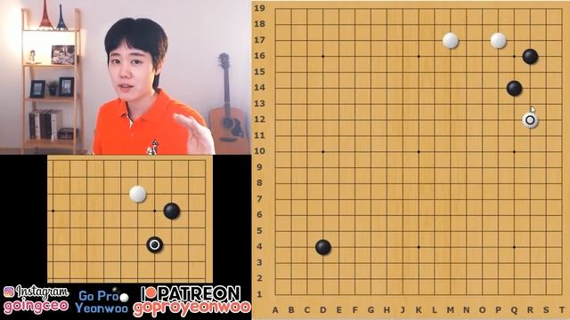 [Joseki lecture] Ai's the most loving joseki ○● 3-4point patternㅣGoproYeonwoo смотреть онлайн