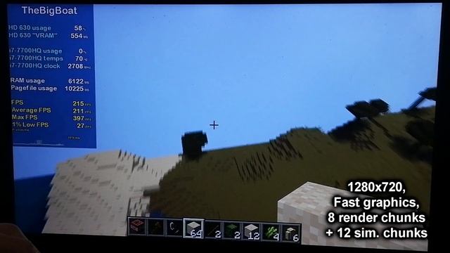 Minecraft (Java Edition, 1.19.2) with NO GPU || Intel HD Graphics 630, 8 GB RAM, No SSD смотреть онлайн