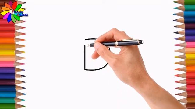 تعليم الرسم للمبتدئين خطوة بخطوة سهله تعليم رسم حرف D للاطفال смотреть онлайн
