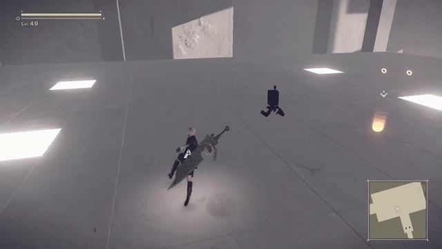 Nier: Automata Route C - Tower Lower Section: Hack Yourself To Remove The Virus, Red Girl Intro смотреть онлайн