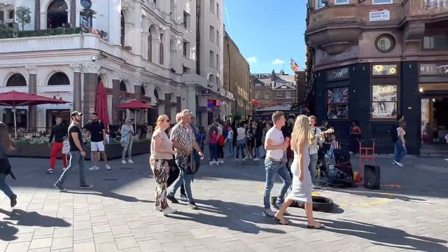 London Summer Streets,Tourists Favourite Streets, Covent Garden, Leicester Square, Piccadilly Circu смотреть онлайн