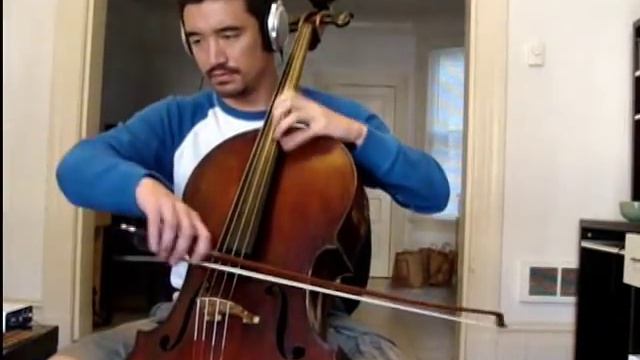 Nothing Else Matters - 4 parts played by one cellist смотреть онлайн