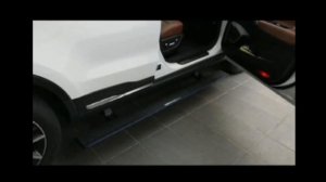 Автоматические выдвижные пороги / подножки  Джили Атлас (Geely Atlas)
