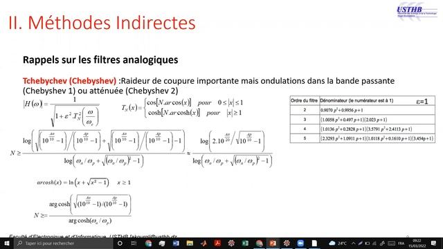Démo Synthèse des Filtres RII - Placement pôles et zéros-Transformation Bilinéaire -Invariance impu смотреть онлайн