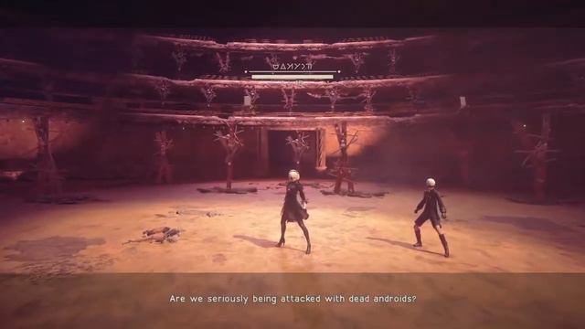 NieR:Automata epic boss fight смотреть онлайн