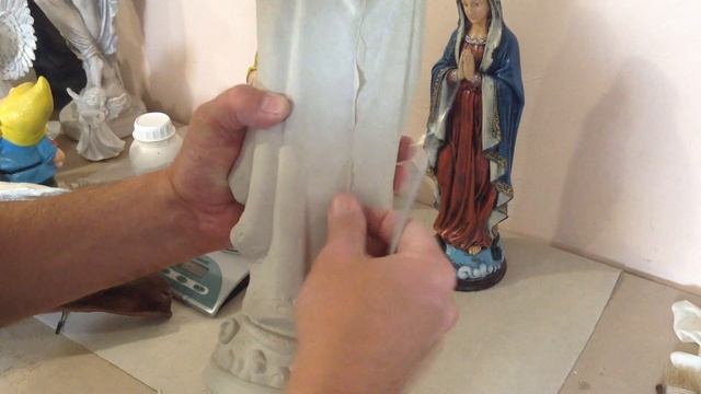 Фигурка из бетона отливаем смотреть онлайн