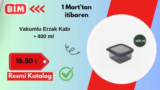 BİM 1 MART 2024 KATALOĞU I BİM İNDİRİMLERİ I BİM AKTÜEL I RESMİ KATALOG