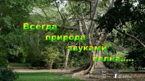 Всегда природа звуками полна  *