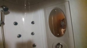 Как включить душевую кабину с двумя крутилками кранами