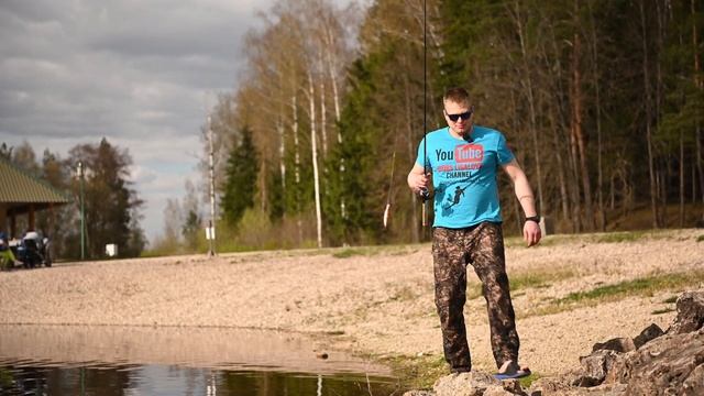 Дикая форель ломает удочки на платном пруду смотреть онлайн