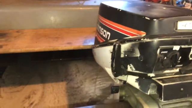 1981 Johnson 9.9hp outboard motor tank test смотреть онлайн