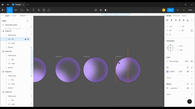 Music Player Pause/Play Button Swirling Animation | Figma Tutorial смотреть онлайн