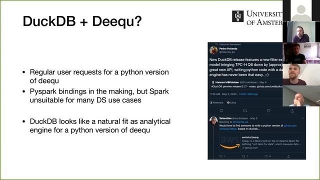 Sebastian Schelter - Deequ: Unit tests for data смотреть онлайн