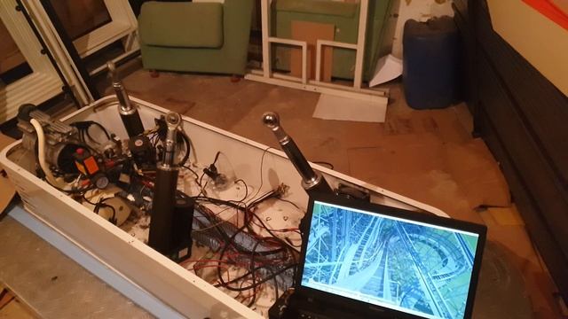 Переделка китайского VR симулятора на Dorna под Simtools. Chinese 2DOF VR Simulator Upgrade - Test