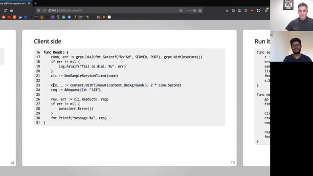 Golang Live I A tour of the GRPC ecosystem with Golang with Sudersen Archakam смотреть онлайн