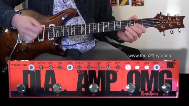 Tech 21 NYC: Richie Kotzen RK5 SansAmp - To Amp смотреть онлайн