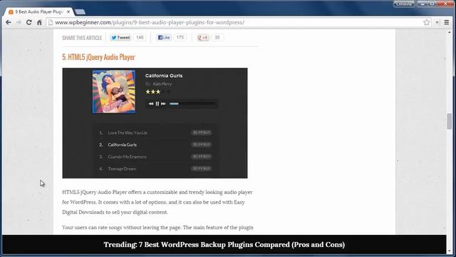 9 Best Audio Player Plugins for WordPress смотреть онлайн
