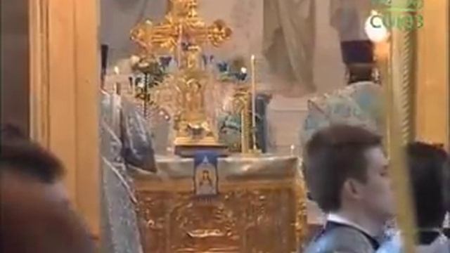 Утреня с чтением акафиста Божией Матери из храма Санкт-Петербургской духовной академии. смотреть онлайн