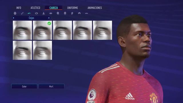 Paul Pogba face FIFA 21 Lookalike | Pro Clubs | CLUBES PRO смотреть онлайн