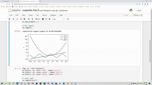 matplotlib Part 9 – The Legend смотреть онлайн
