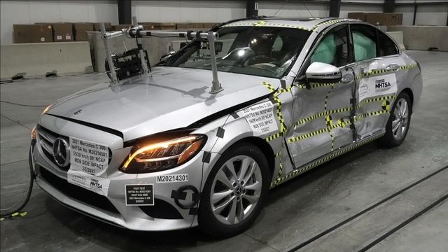 2021 Mercedes-Benz C-Class - ALL Crash Tests [Side & Side-Post] смотреть онлайн