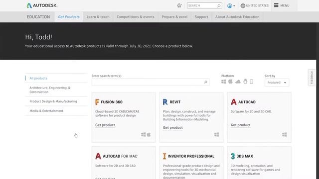 Autodesk Education Community - Zugriff verlängern смотреть онлайн