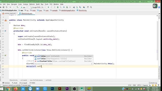 Dialog in Android | Android Studio | By Digital Seth - Hindi смотреть онлайн