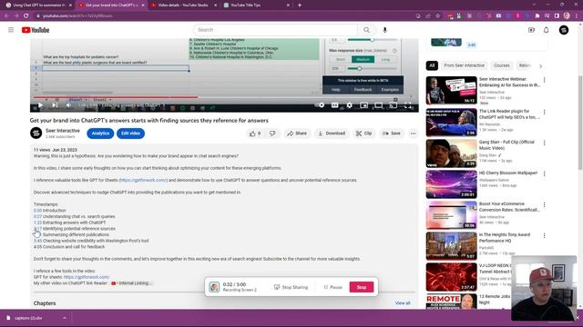 How To Add Chapters To Your YouTube Videos Using Chat GPT | Your 1-Minute Step-by-Step Guide