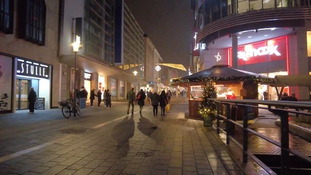 Kiel, Germany || Walking Tour, Night Kiel смотреть онлайн