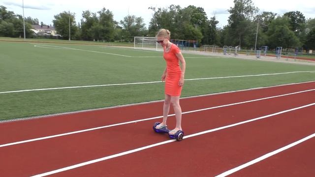 Как научиться кататься на ГИРОСКУТЕРЕ? Гонки Стометровка на ГИРОСКУТЕРЕ Smart Balance 6.5 Первый ра