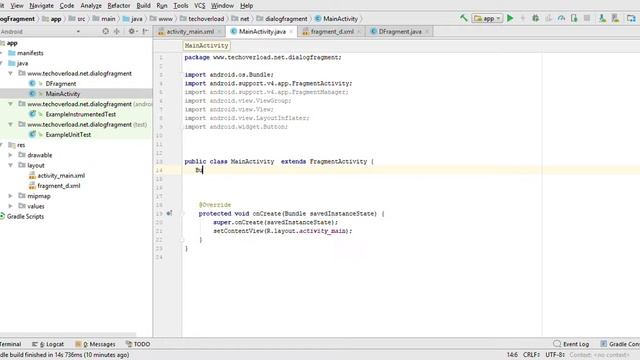Android DialogFragment Example смотреть онлайн