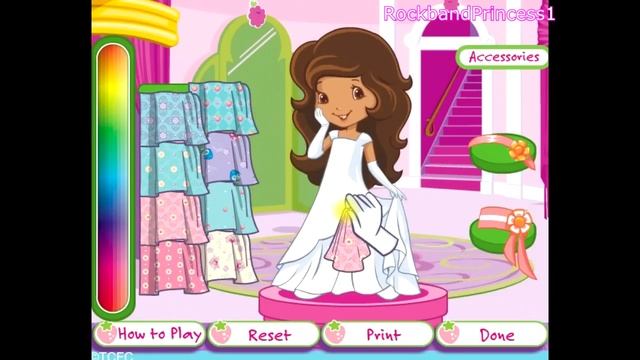 Strawberry Shortcake Dress Up Games Online Free Strawberry Shortcake Berry Fashionable Game смотреть онлайн