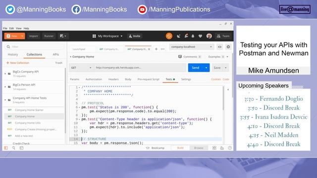 Testing your APIs with Postman and Newman смотреть онлайн