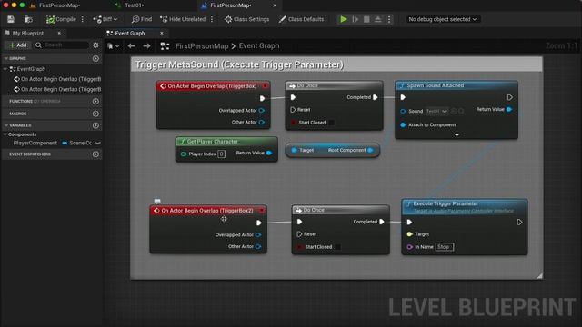 How to Trigger a MetaSound from Blueprint - Unreal Engine 5 Game Audio смотреть онлайн