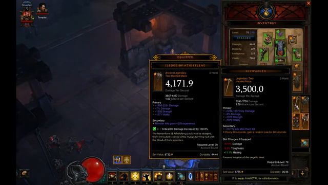 Diablo 3 Season 2 identifying 32 legendaries and artifacts HARDCORE смотреть онлайн