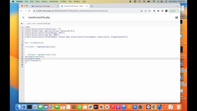 how to insert json string in a json file using php api смотреть онлайн