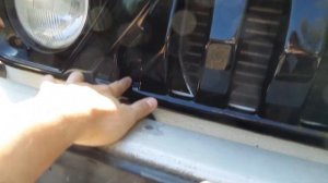 Хищник   новая решетка радиатора на ниву, установка