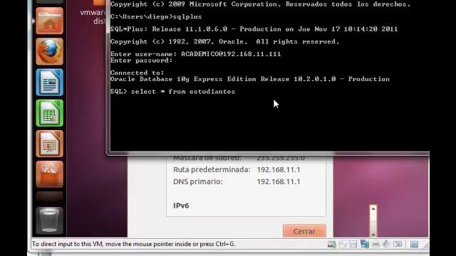 CONEXION REMOTA HACIA SGBD ORACLE XE-UBUNTU DESDE W SQL*PLUS.mp4 смотреть онлайн