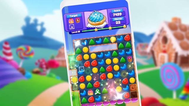 Candy Girl - Cute Match 3 Puzzle Game trailer смотреть онлайн